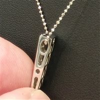 Collana Vidali Gioielli Donna in Oro bianco Zircone COOR-8-34 - COOR-8-34